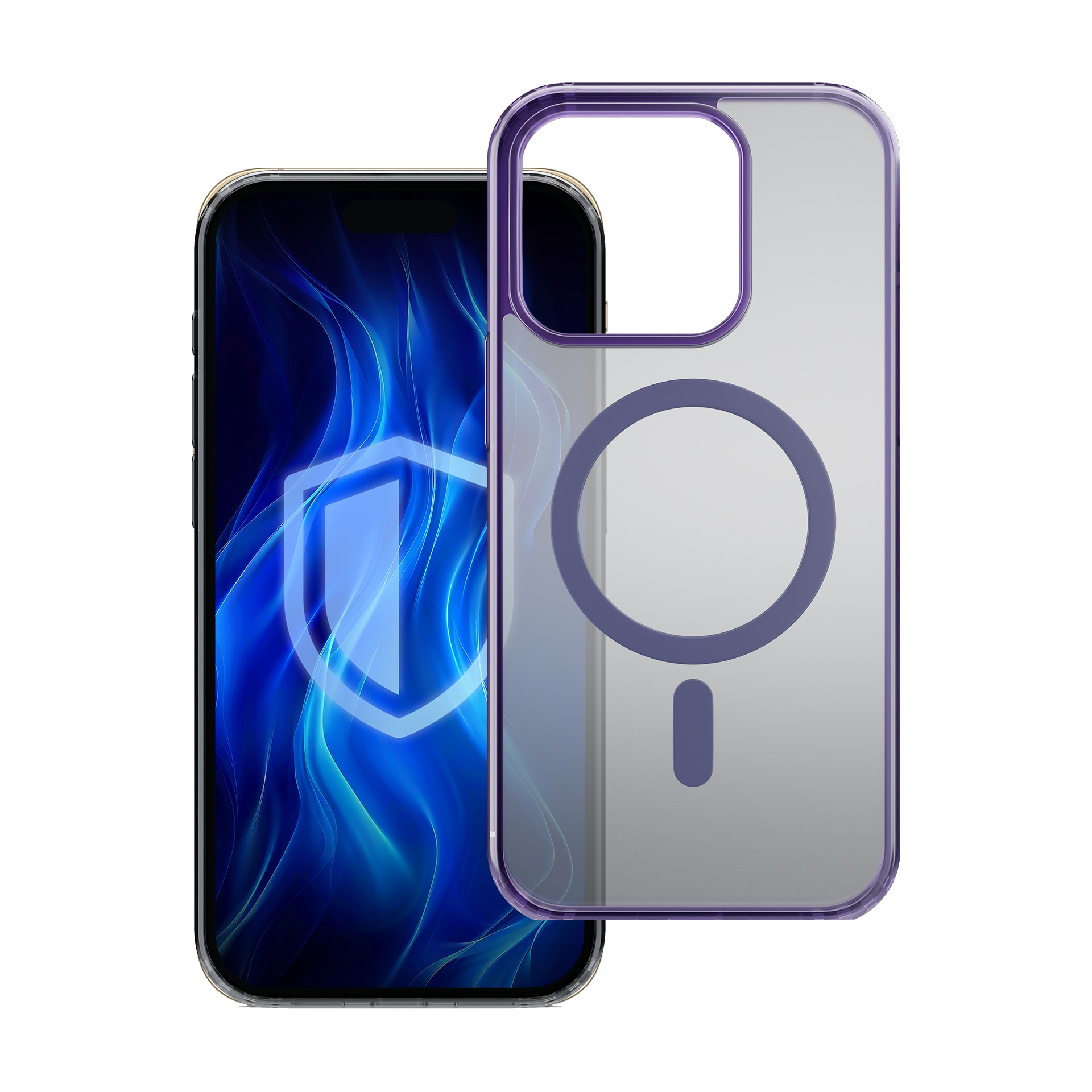 3mk Frosty MagCase Lila fodral för Apple iPhone 15 Pro Max - lila