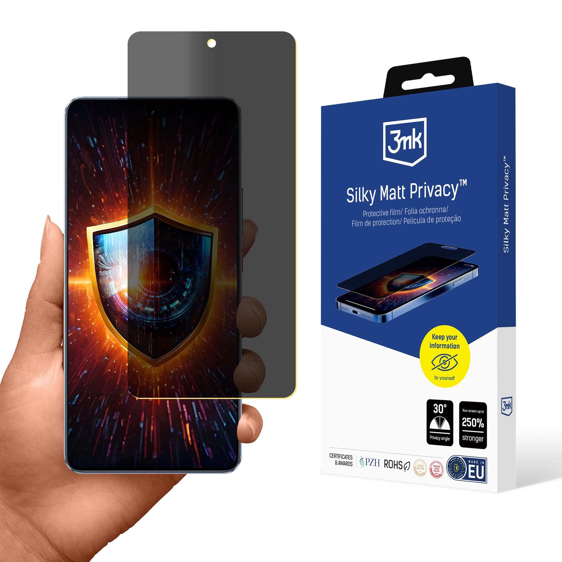 3mk Silky Matt Privacy™ Privacy skärmskydd för Realme GT 7