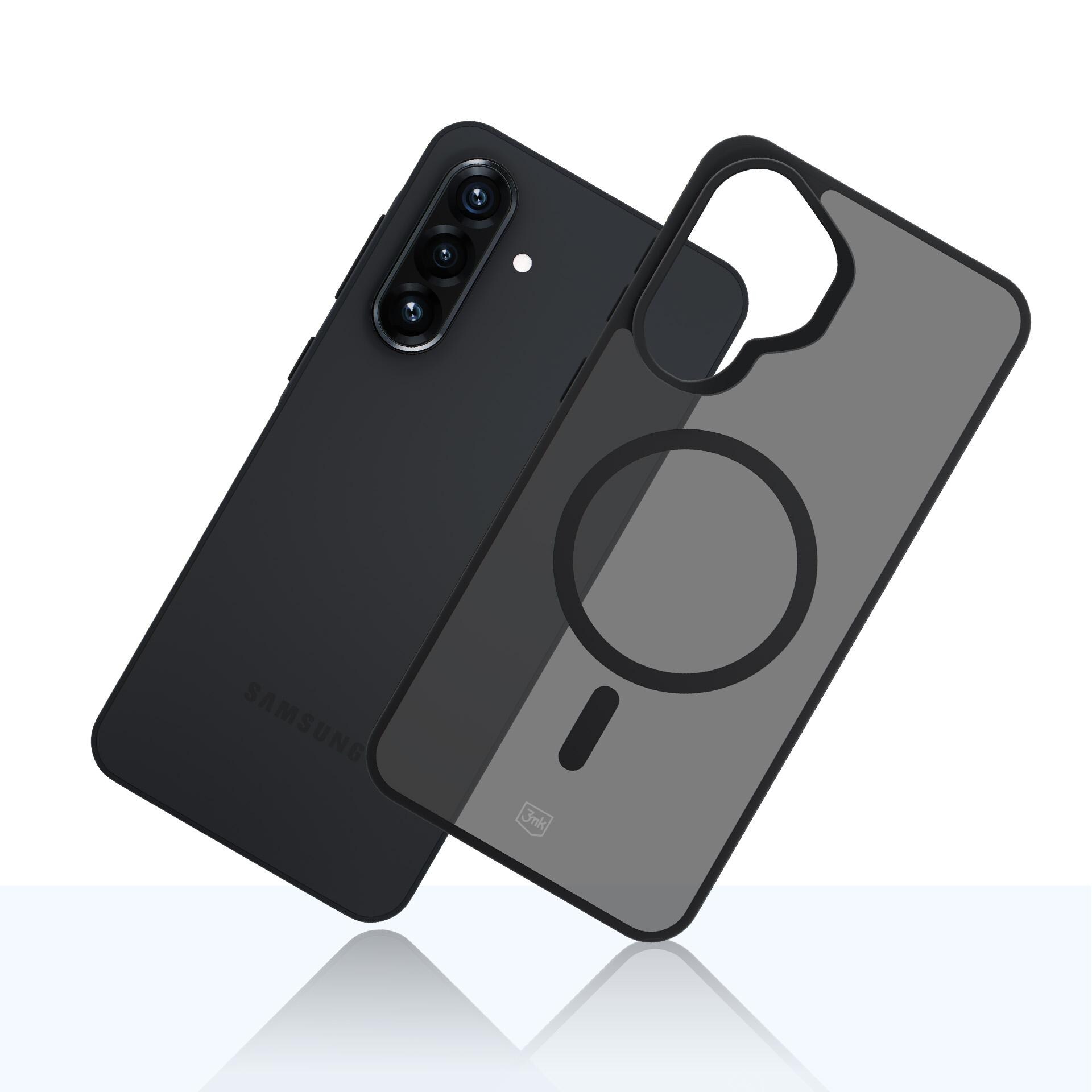 3mk Smoke MagCase til Samsung Galaxy A57 - Grå-translucent