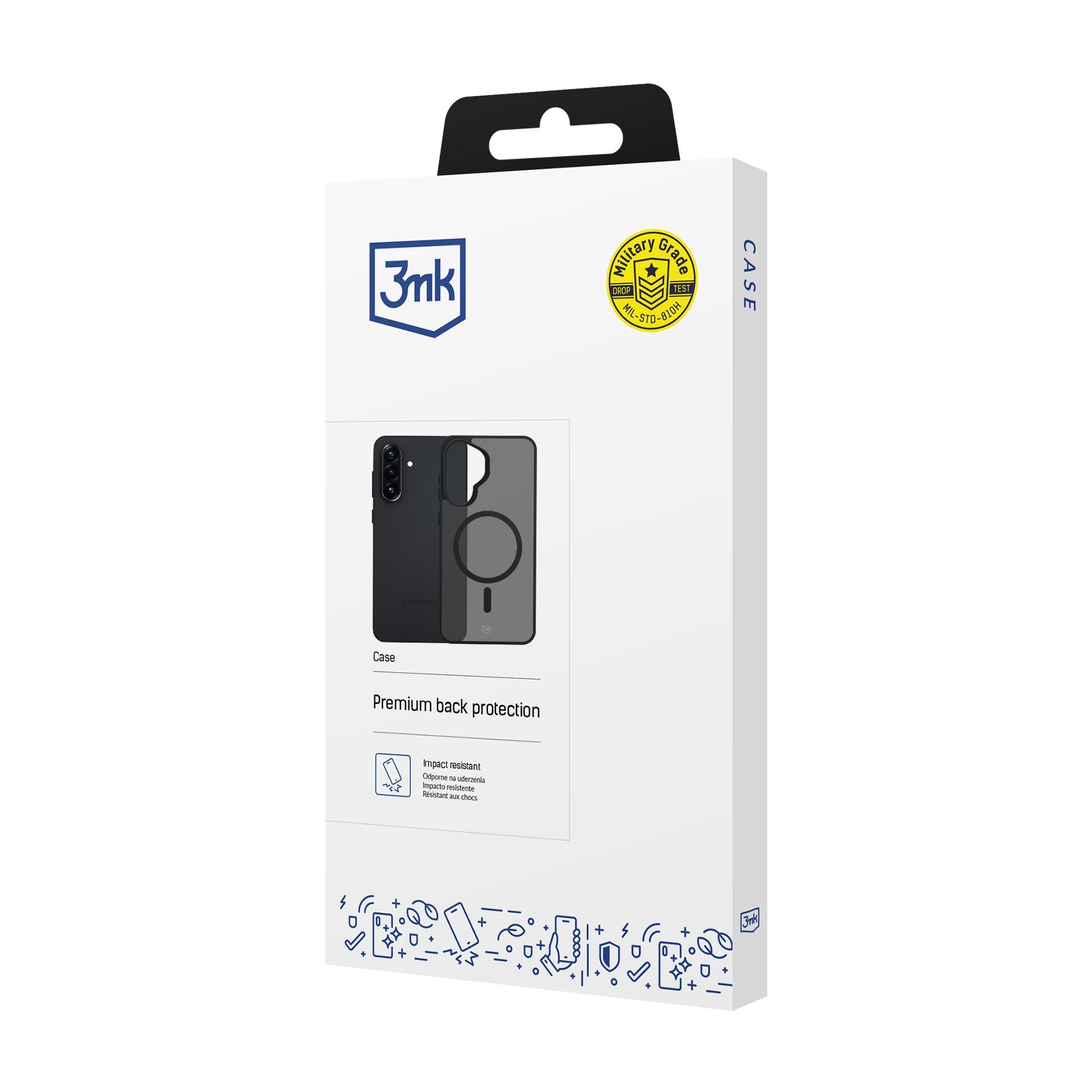 3mk Smoke MagCase til Samsung Galaxy A57 - Grå-translucent