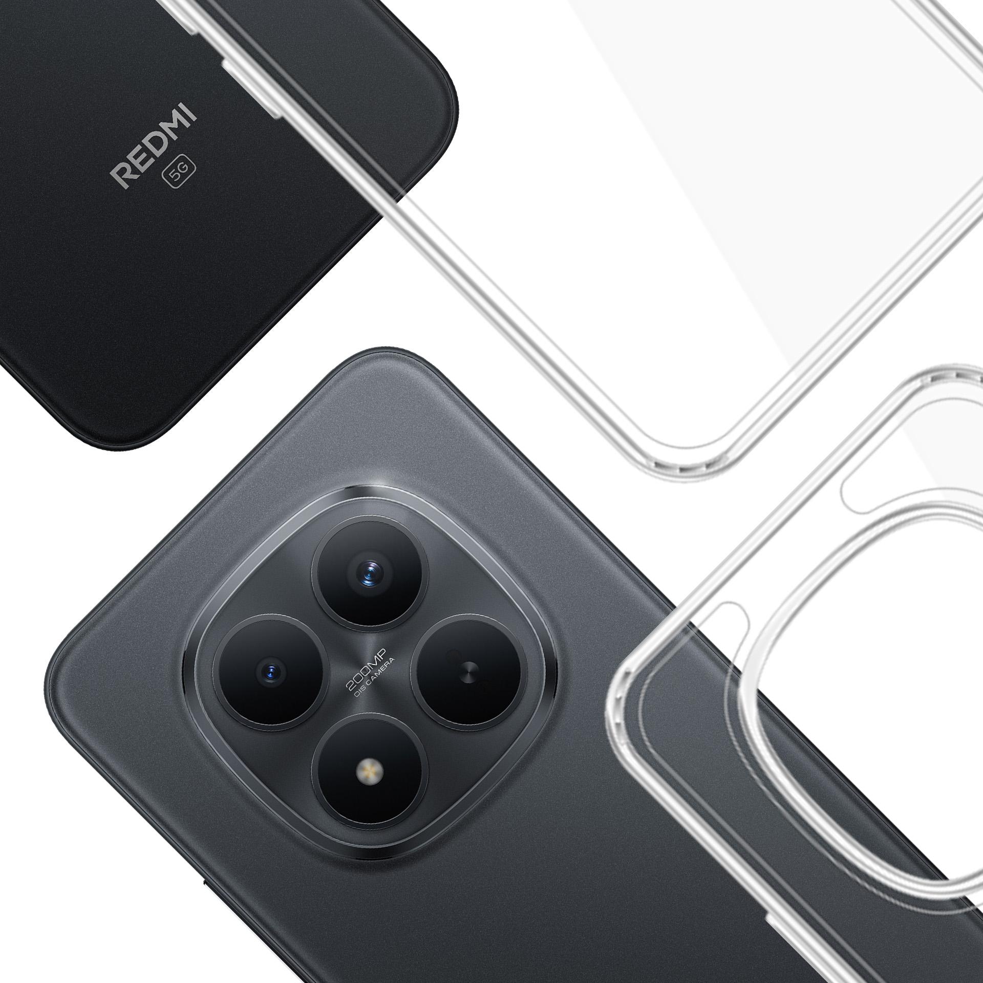 3mk Panseretui til Xiaomi Redmi note 15 Pro - gennemsigtig