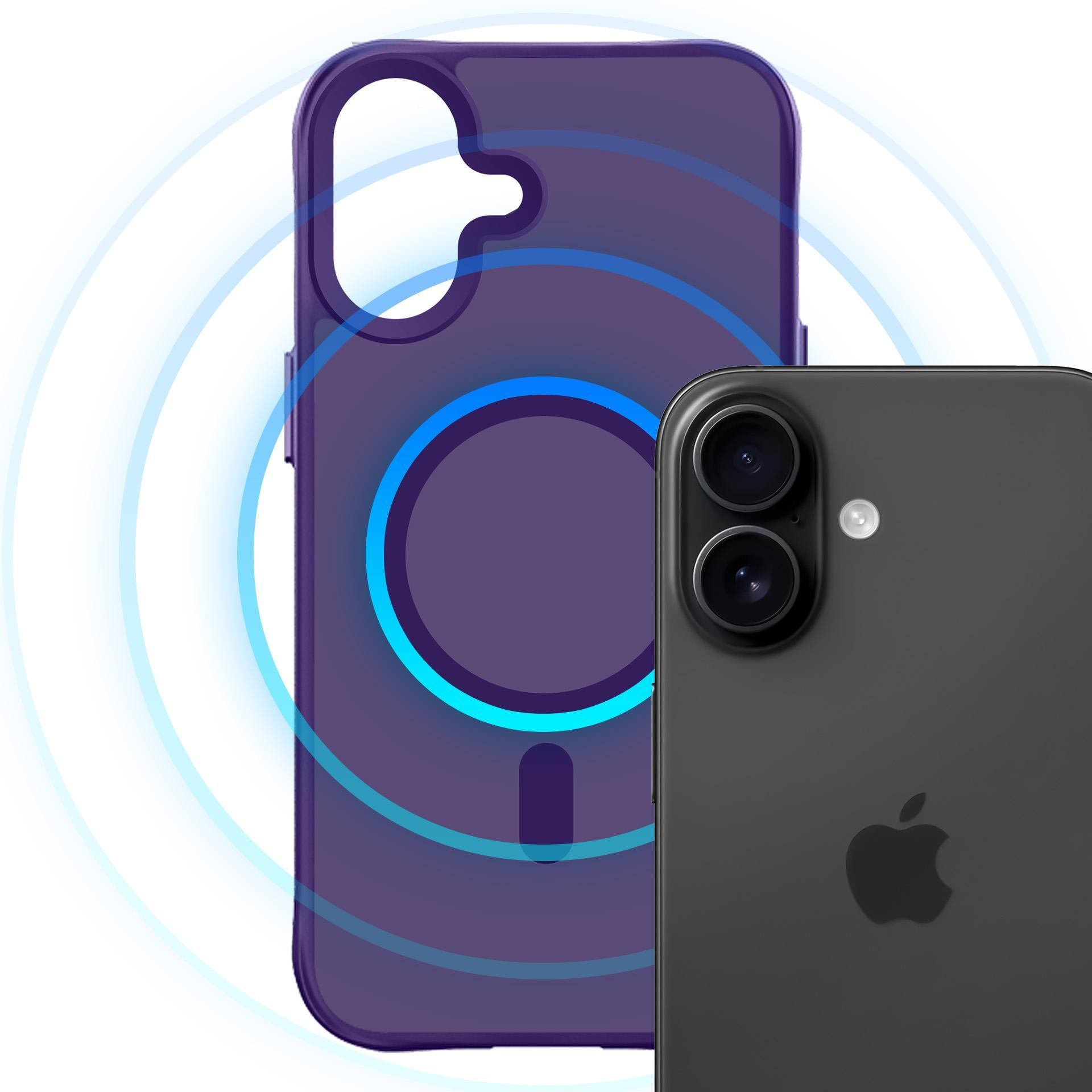 3mk Smoke MagCase til iPhone 17 - lilla-translucent