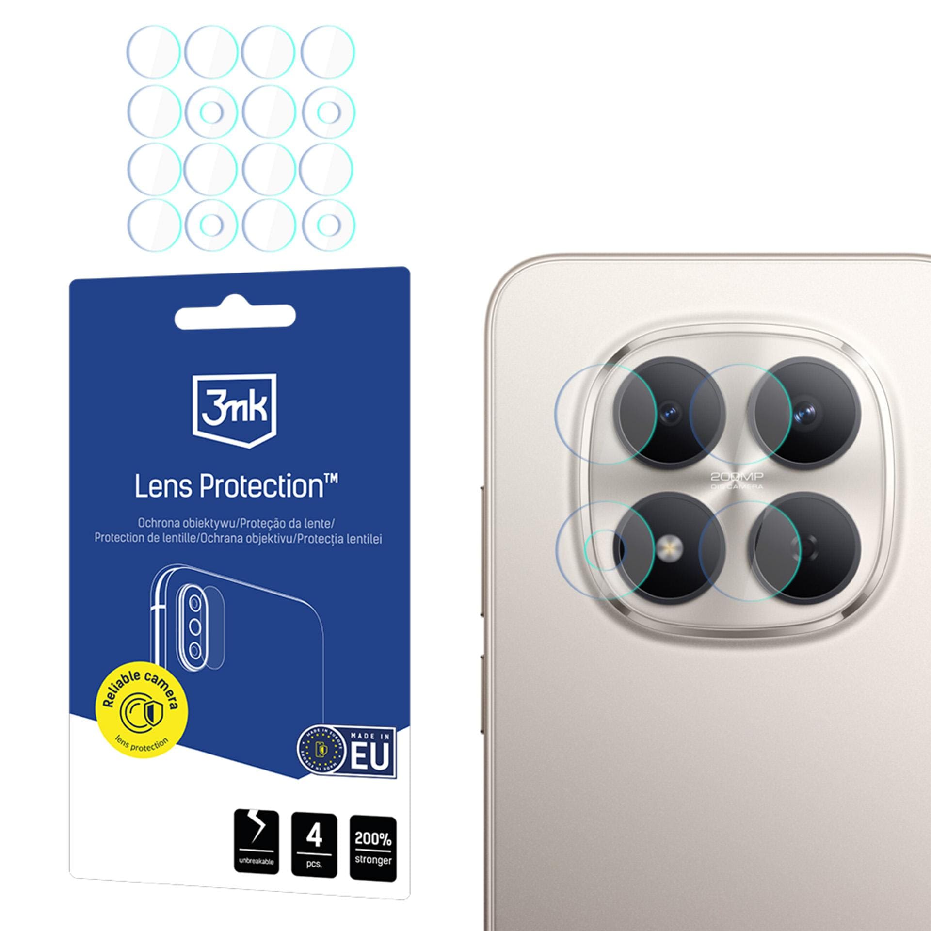 3mk Lens Protection™ Hybrid kameralinsglas för Xiaomi Redmi Note 15 Pro 5G
