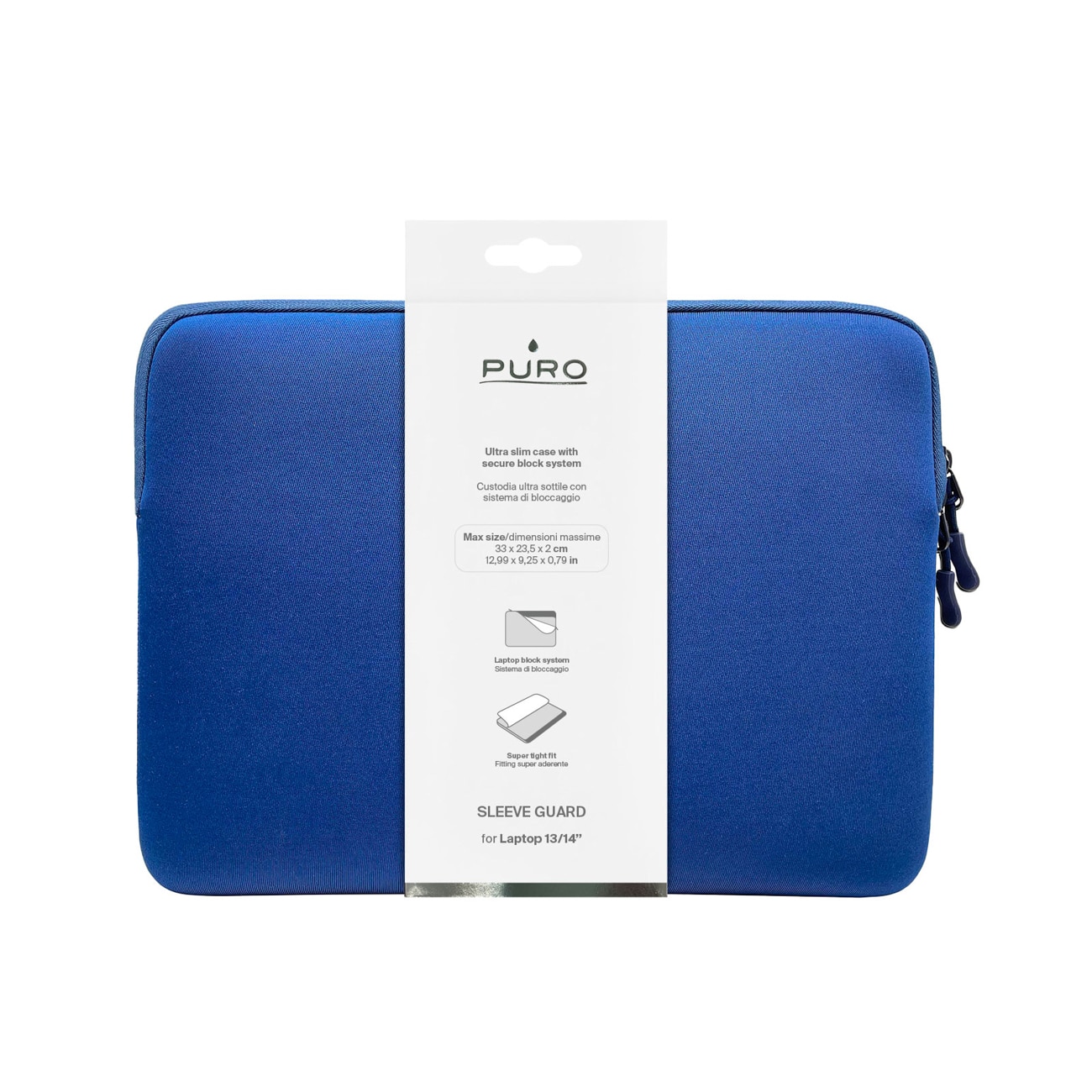 Puro Slim Guard 14" väska för bärbar dator - Blå