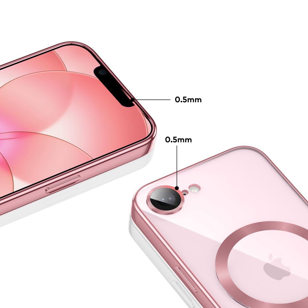 Tech-Protect MagFlex MagSafe-fodral för iPhone 16e / 17e - Rosa