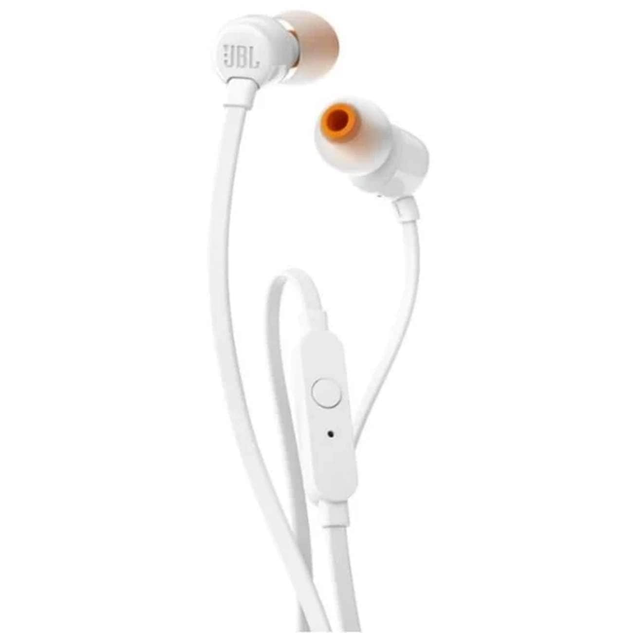 JBL T110 Sladdanslutna hörlurar Mini Jack 3,5 mm - Vit