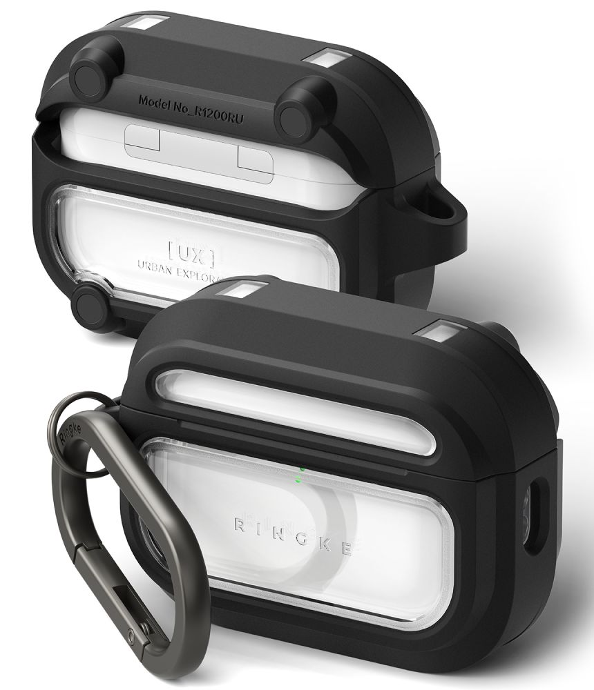 Ringke UX Magnetiskt fodral för AirPods Pro 3 - svart och klar