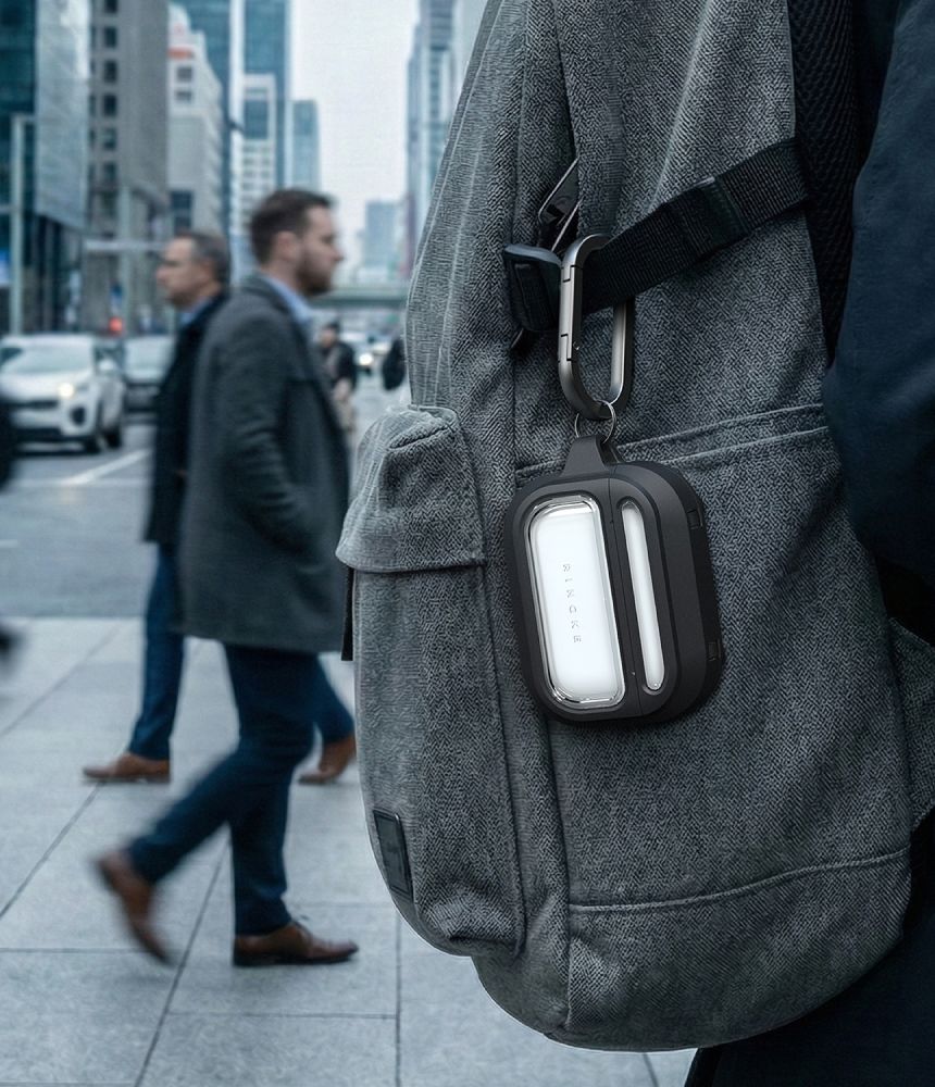 Ringke UX Magnetiskt fodral för AirPods Pro 3 - svart och klar