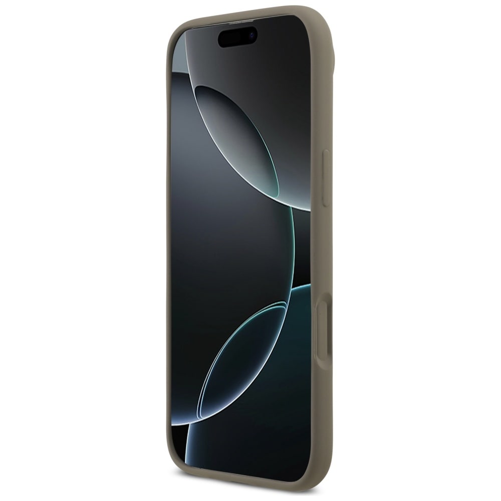Guess Silikon Big 4G Script Fodral för iPhone Air - Brun