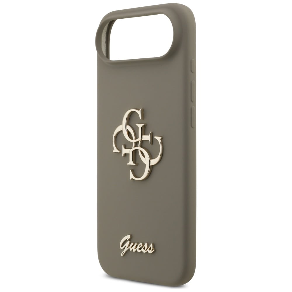 Guess Silikon Big 4G Script Fodral för iPhone Air - Brun