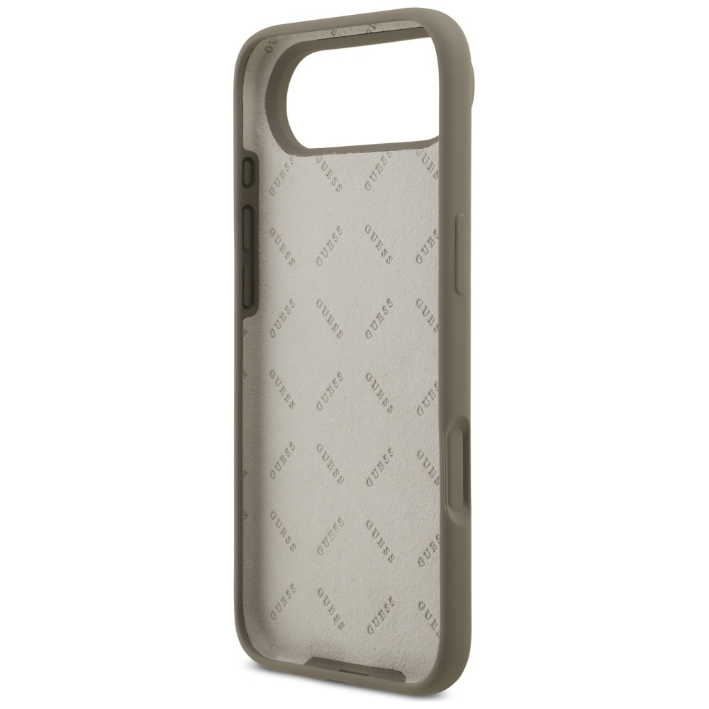 Guess Silikon Big 4G Script Fodral för iPhone Air - Brun