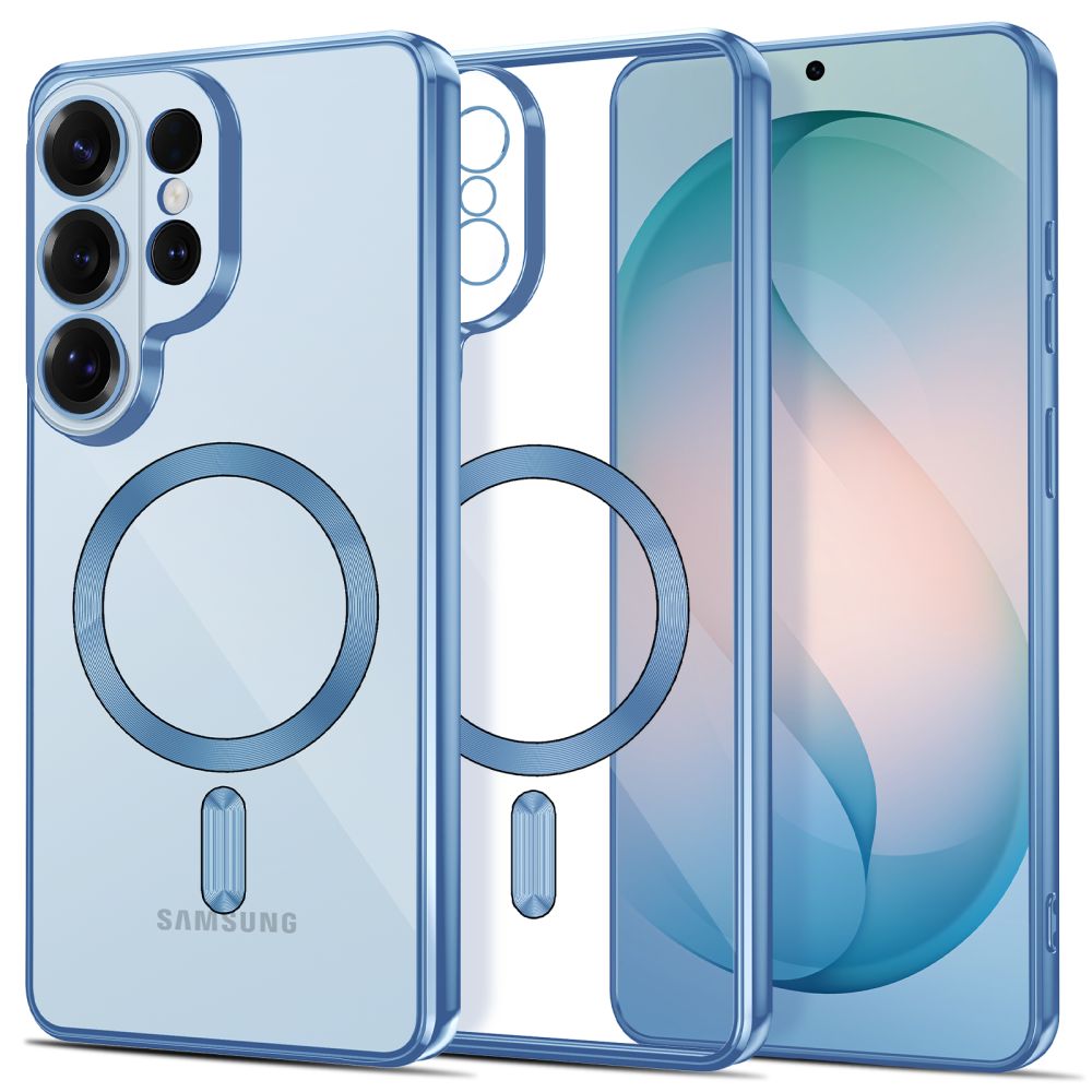 Tech-Protect MagFlex-fodral för Samsung Galaxy S26 Ultra - Transparent blå