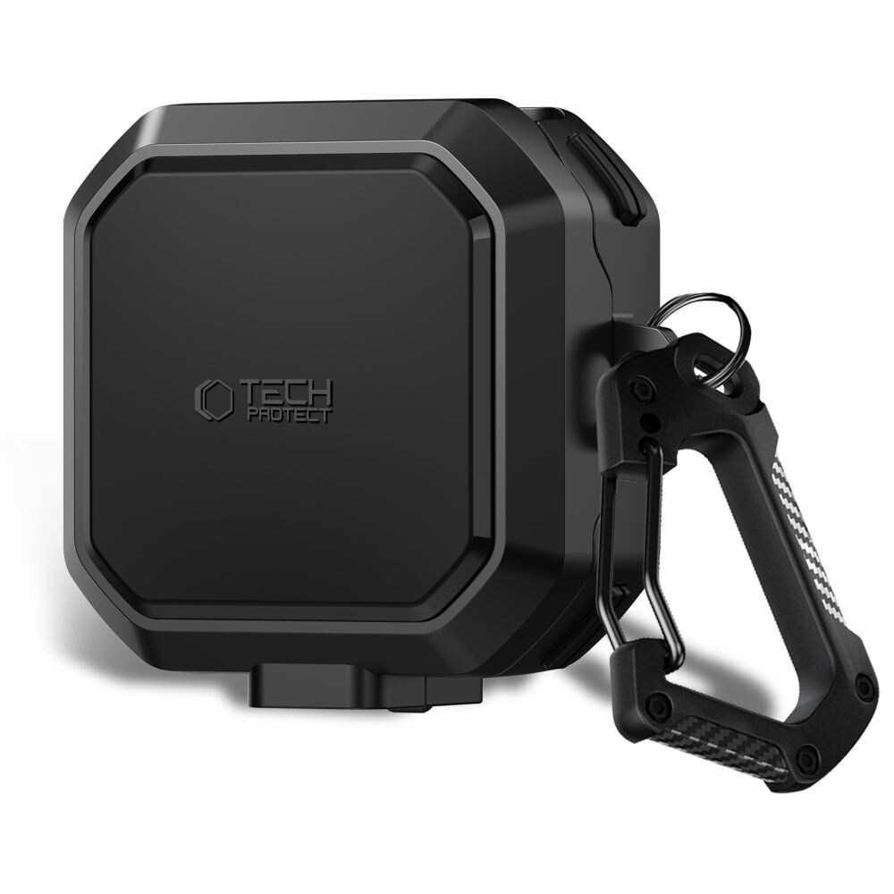 Tech-Protect Carbonox MagSafe-fodral för Samsung Galaxy Buds 4 / 4 Pro - Svart