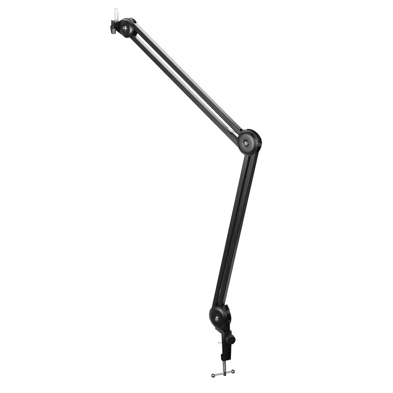 BOYA BY-BA20 justerbar mikrofonarm för skrivbordsmikrofon med korg - svart