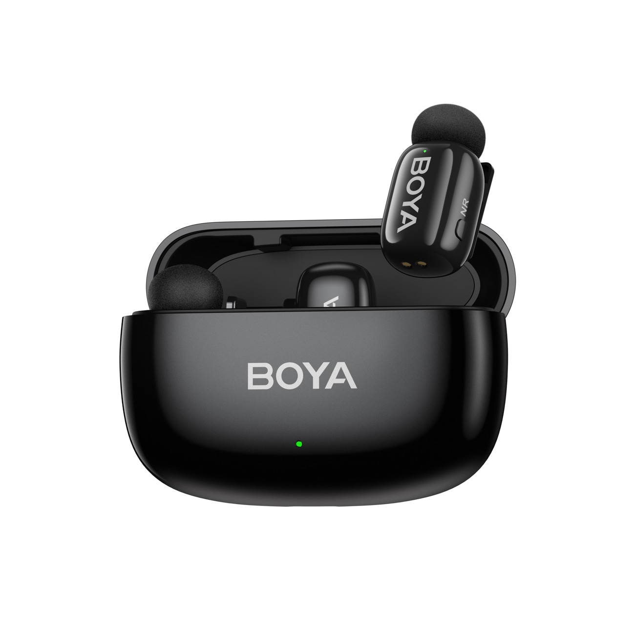 BOYA mini 2-02 trådlösa mikrofoner 2,4 GHz USB-C - svart