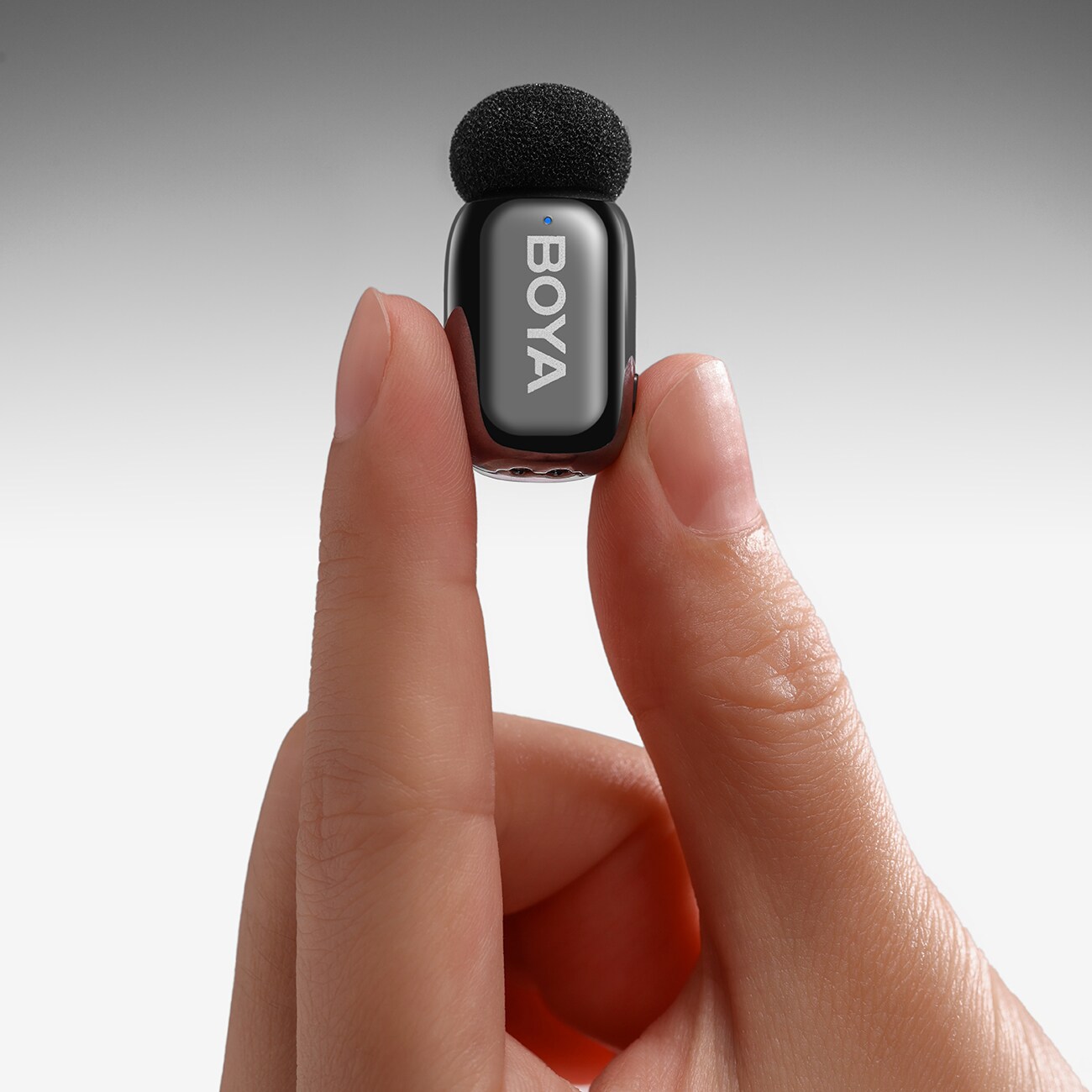 BOYA mini 2-02 trådlösa mikrofoner 2,4 GHz USB-C - svart