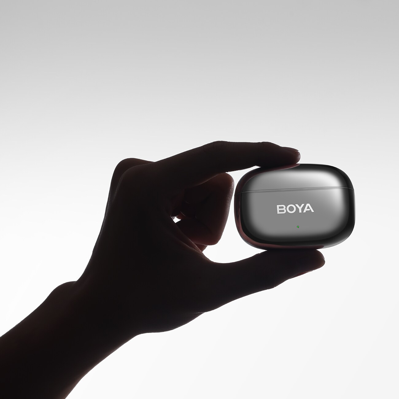 BOYA mini 2-02 trådlösa mikrofoner 2,4 GHz USB-C - svart