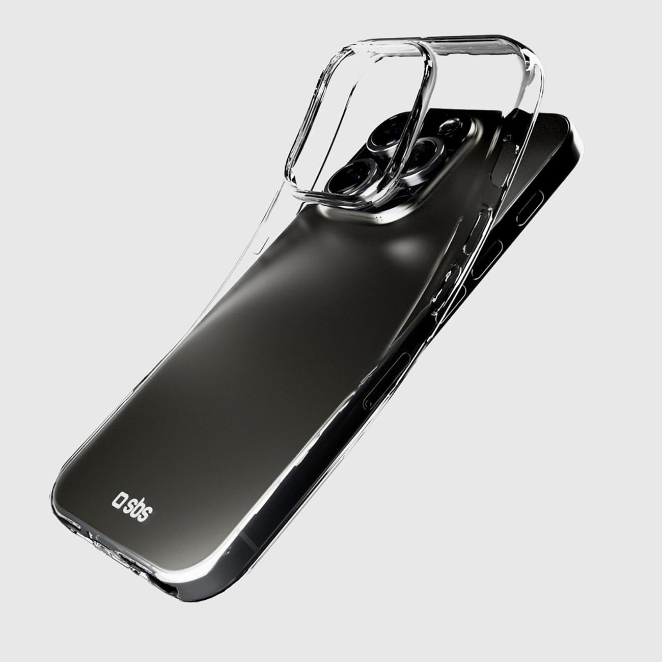 SBS Skinny Cover för iPhone 16 Pro Max - Transparent