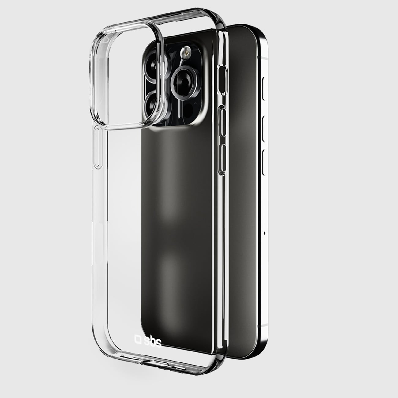 SBS Skinny Cover för iPhone 16 Pro Max - Transparent