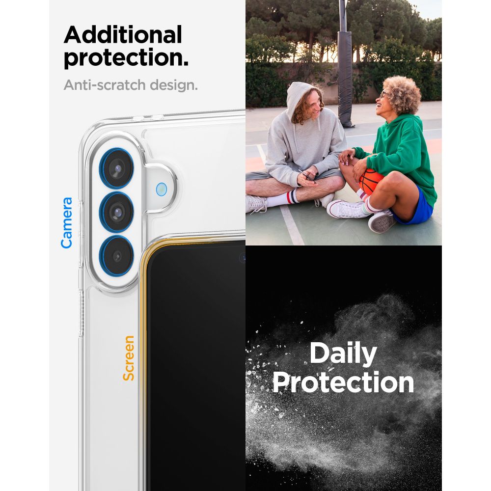 Spigen Ultra Hybrid-fodral för Samsung Galaxy A37 5G - Transparent