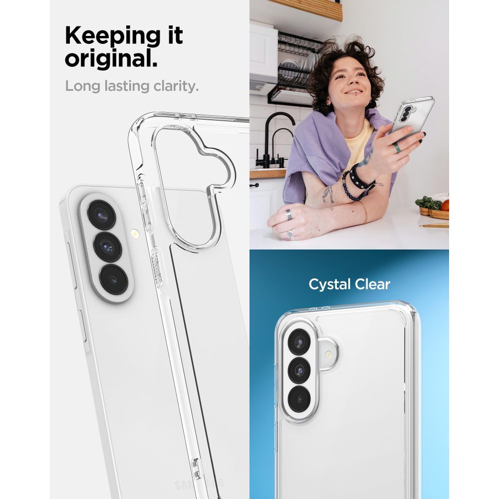 Spigen Ultra Hybrid-fodral för Samsung Galaxy A37 5G - Transparent
