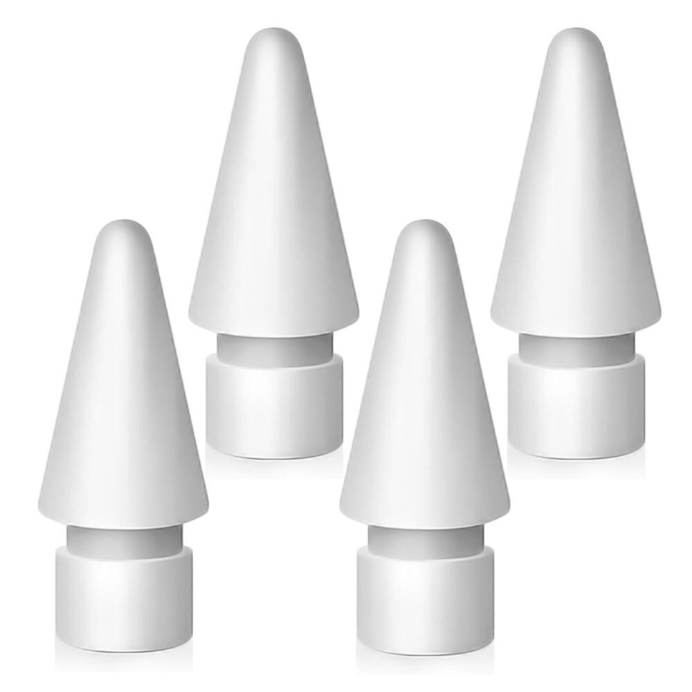 Tech-Protect Stylus Tips för Apple-penna 4-pack - Vit