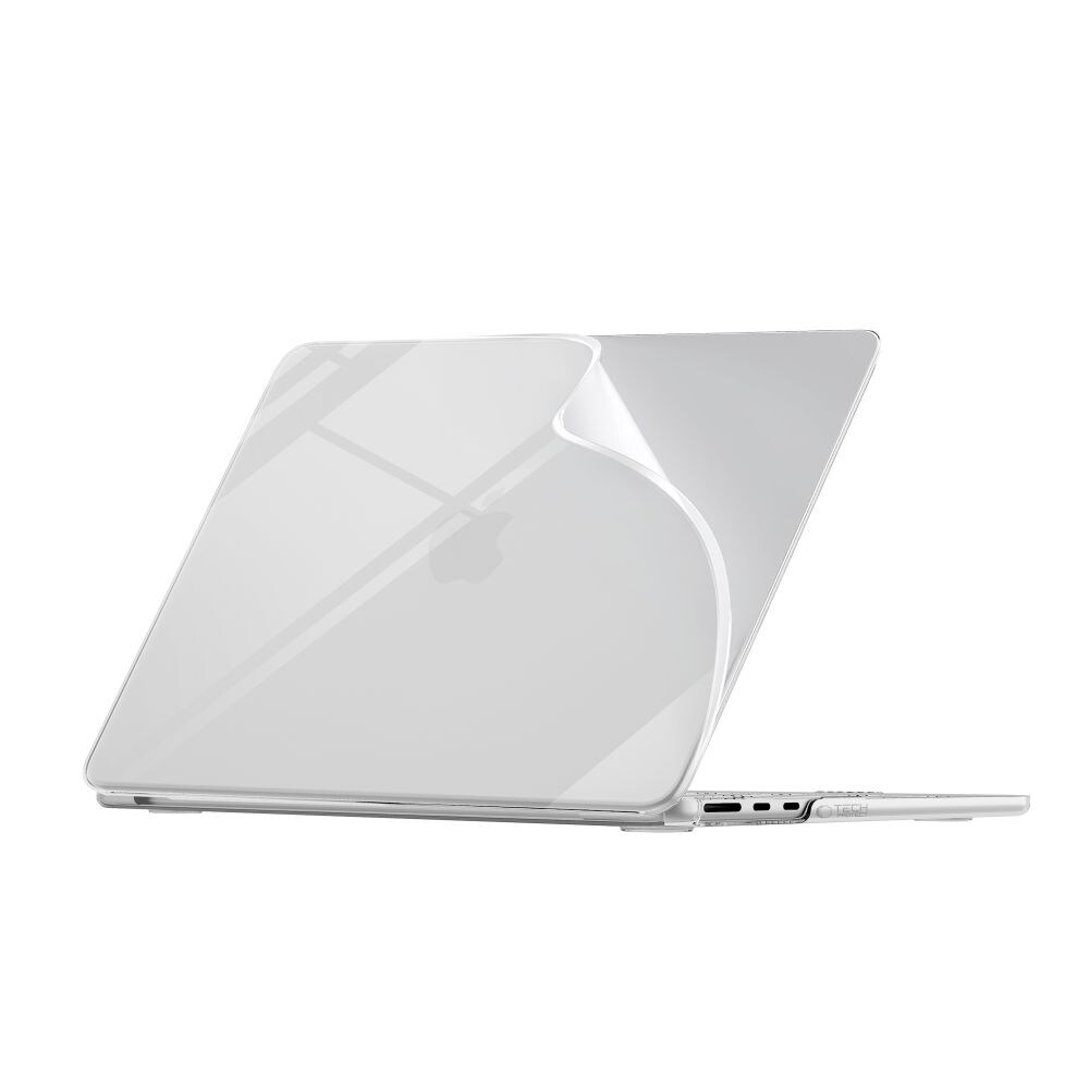 Tech-Protect Softshell-fodral för MacBook Air 15" 2023 / 2024 / 2025 / 2026 - Transparent