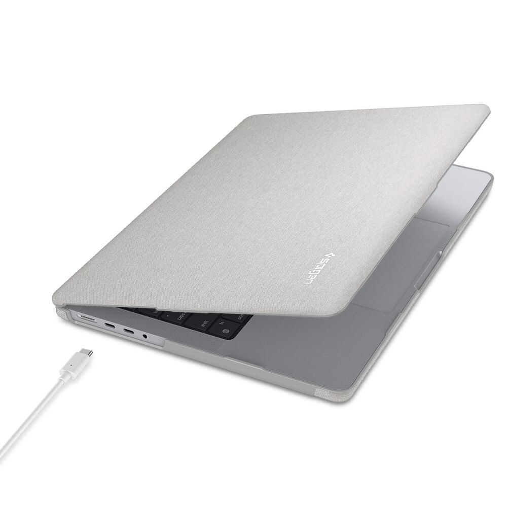 Spigen Urban Fit-etui til MacBook Pro 16" 2021 / 2023 / 2024 / 2025 / 2026 – Grå