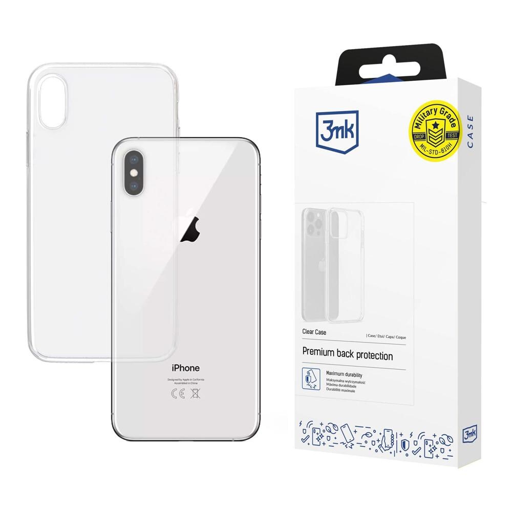 3mk genomskinligt skal för iPhone Xs Max – transparent