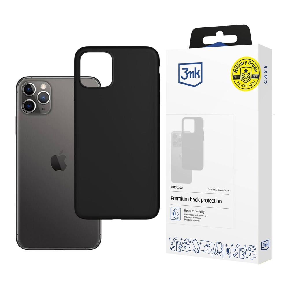 3mk Mattfodral för iPhone 11 Pro Max – svart