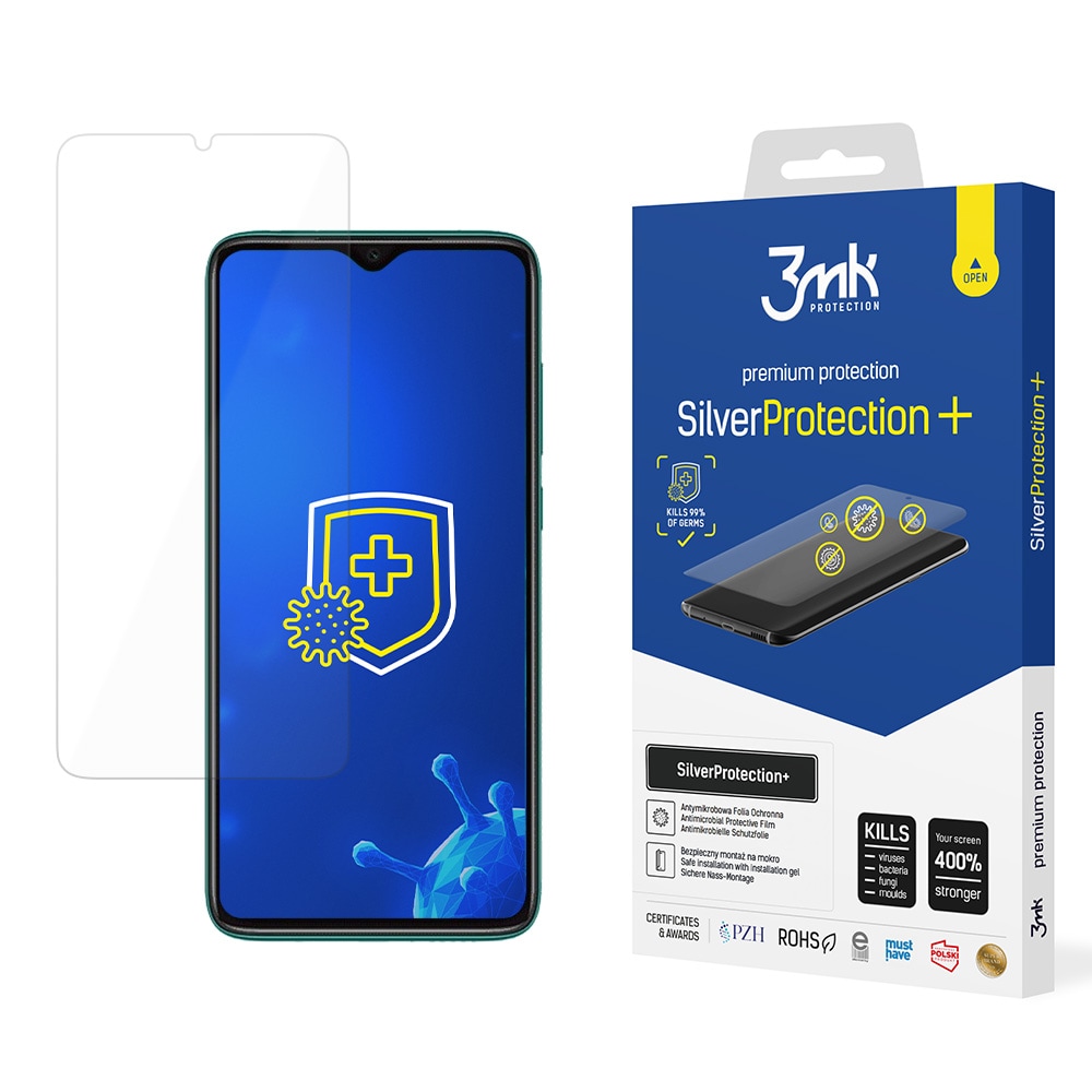 3mk SilverProtection+ skyddsfilm för Xiaomi Redmi Note 8 Pro