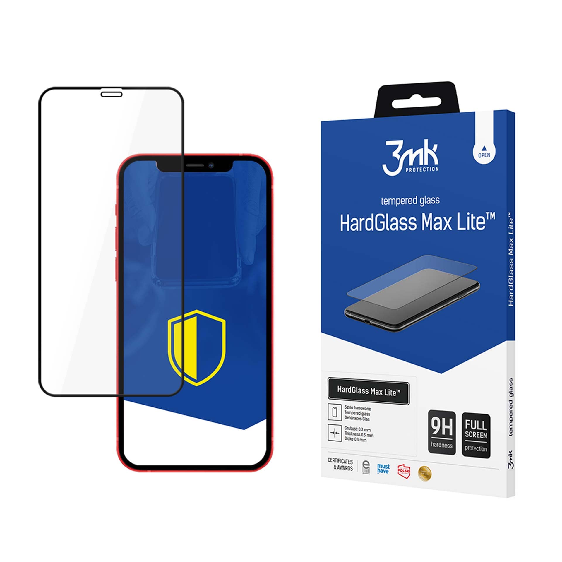 Apple iPhone 12 Pro Max Svart – 3mk HardGlass Max Lite™