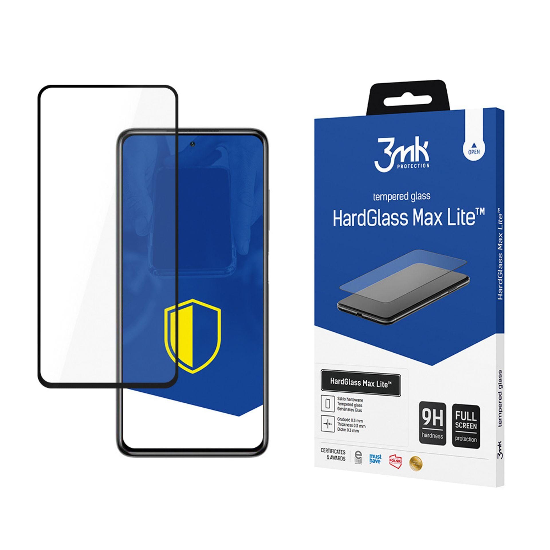 Xiaomi POCO X3 Svart – 3mk HardGlass Max Lite™