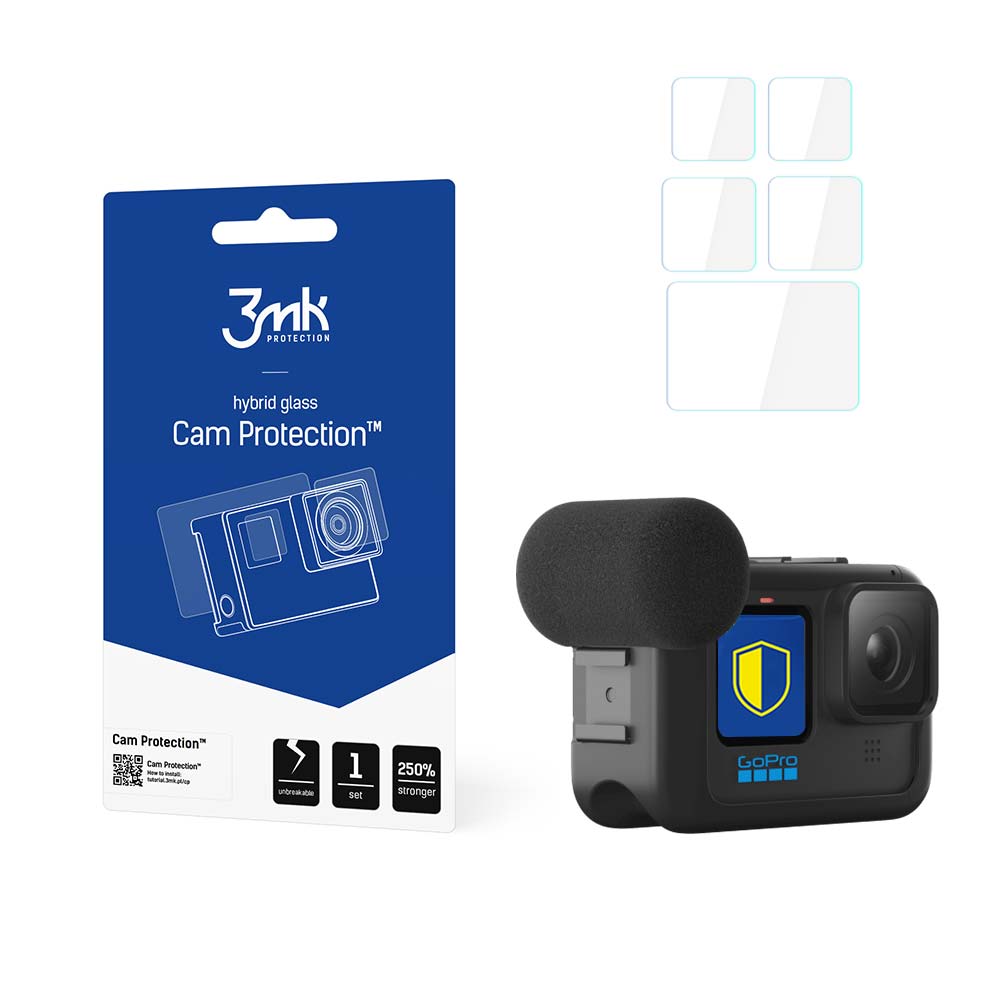 3mk Cam Protection skyddsglas för GoPro Hero 9 / 10 / 11