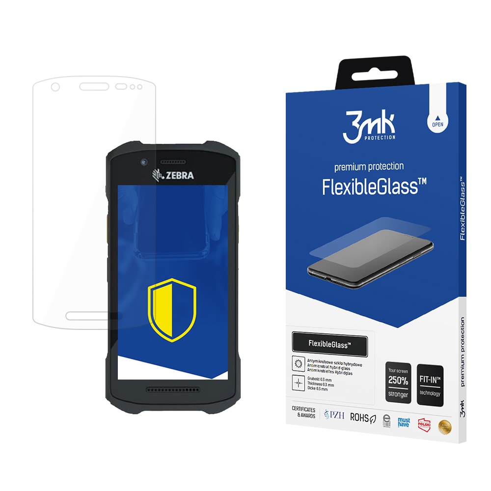 3mk FlexibleGlass™ hybridglas för Zebra TC21 / TC26