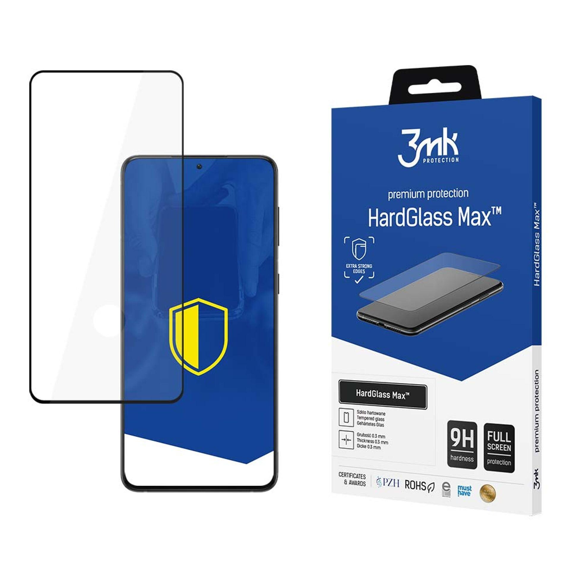 Härdat glas 3mk HardGlass Max FingerPrint till Samsung Galaxy S21+ 5G