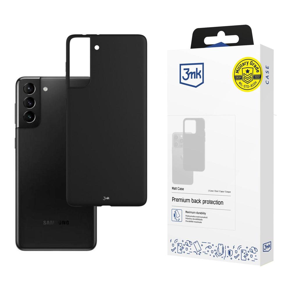 Samsung Galaxy S21 5G – 3mk matt skal, svart