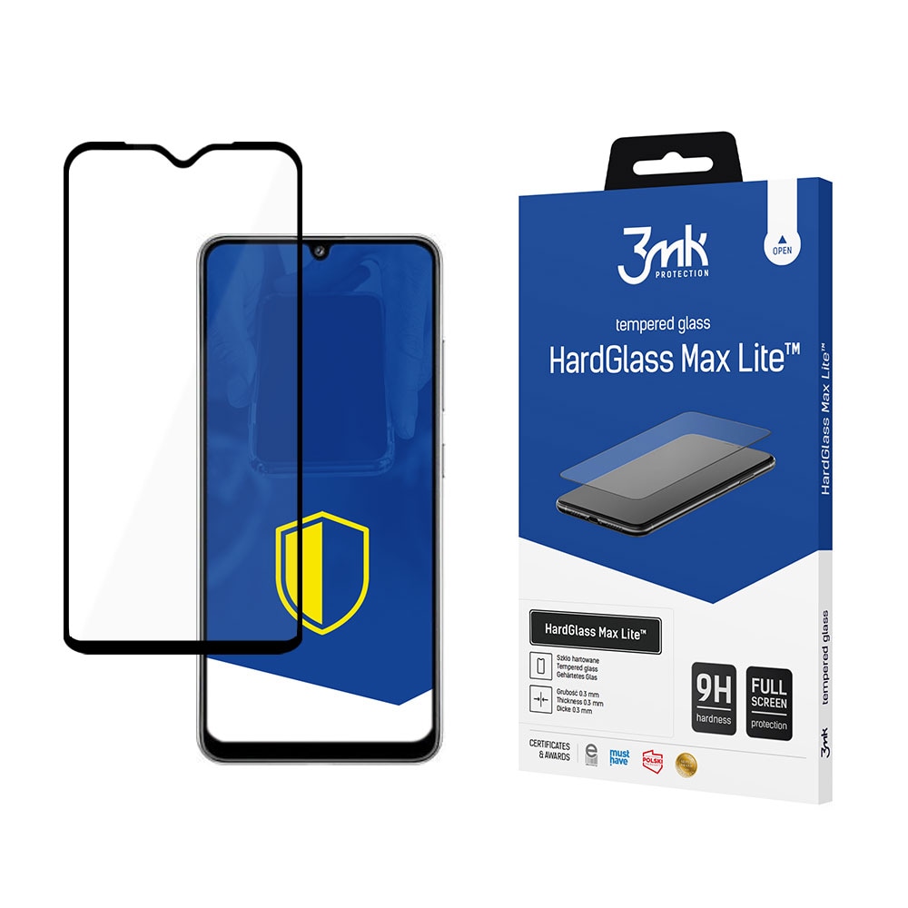 9H 3mk HardGlass Max Lite™-glas till Samsung Galaxy A32 4G
