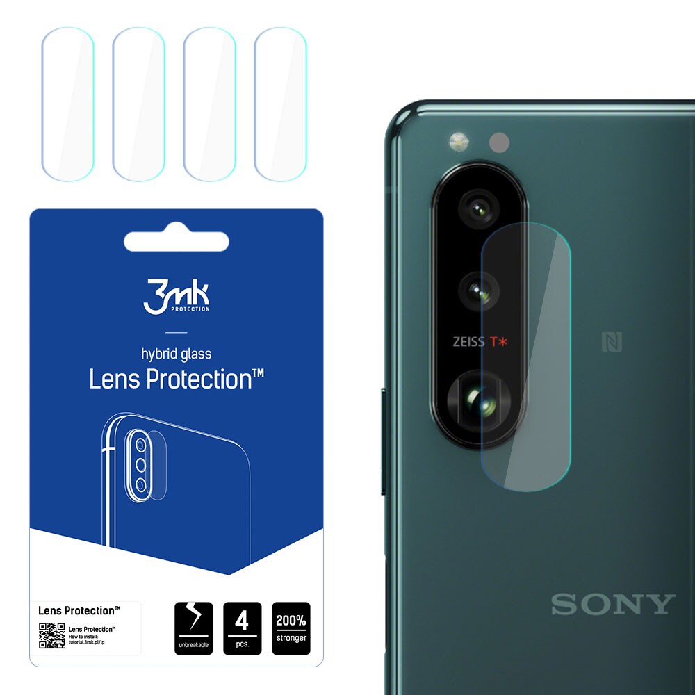 3mk Lens Protect – Skyddsfilm för kameralinsen på Sony Xperia 1 III 5G, 4 st