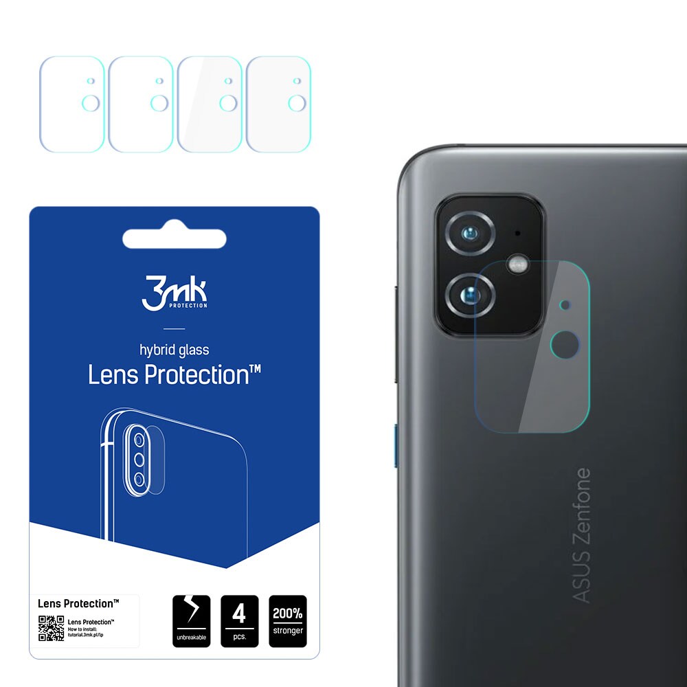 3mk Lens Protection™ hybridkameraglas till Asus Zenfone 8