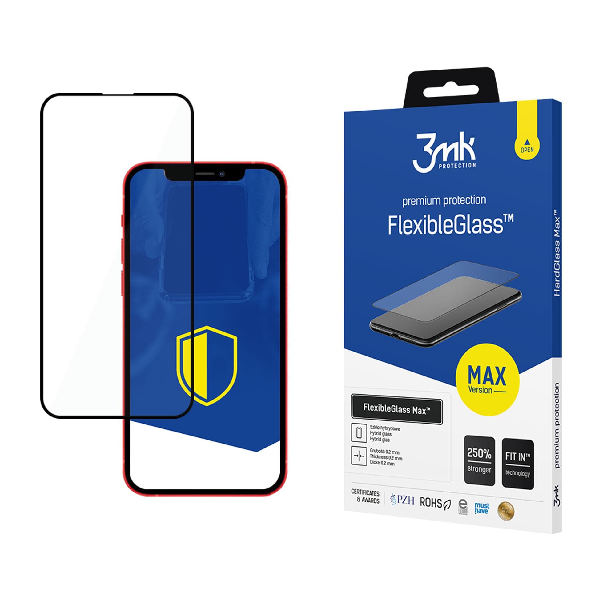 3mk FlexibleGlass Max™ hybridglas till iPhone 13 mini
