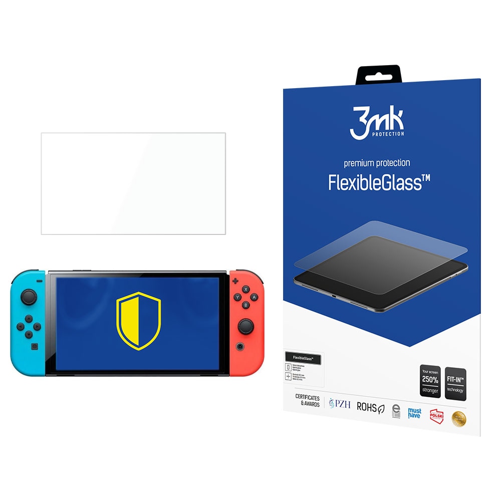 Nintendo Switch OLED – 3mk FlexibleGlass™ 8,3 tum