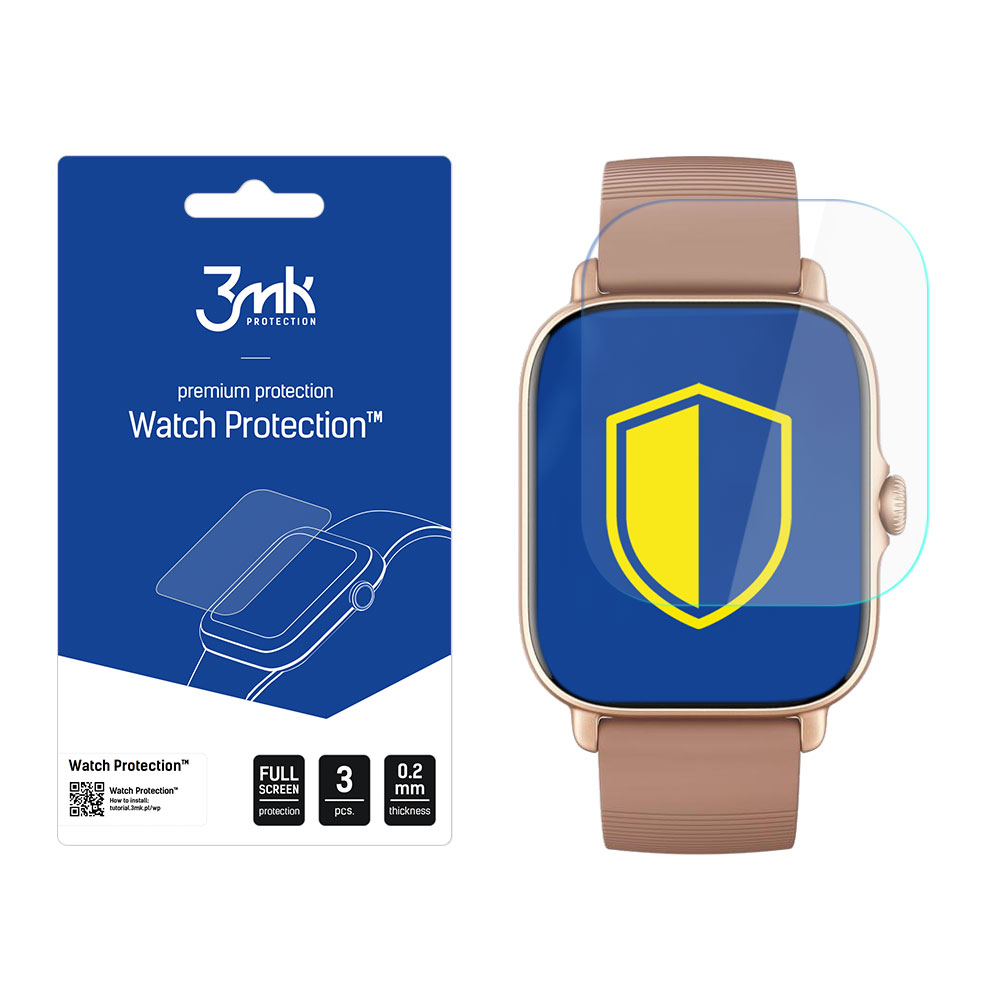 Xiaomi Amazfit GTS 3 – 3mk Watch Protection™ jämfört med ARC+