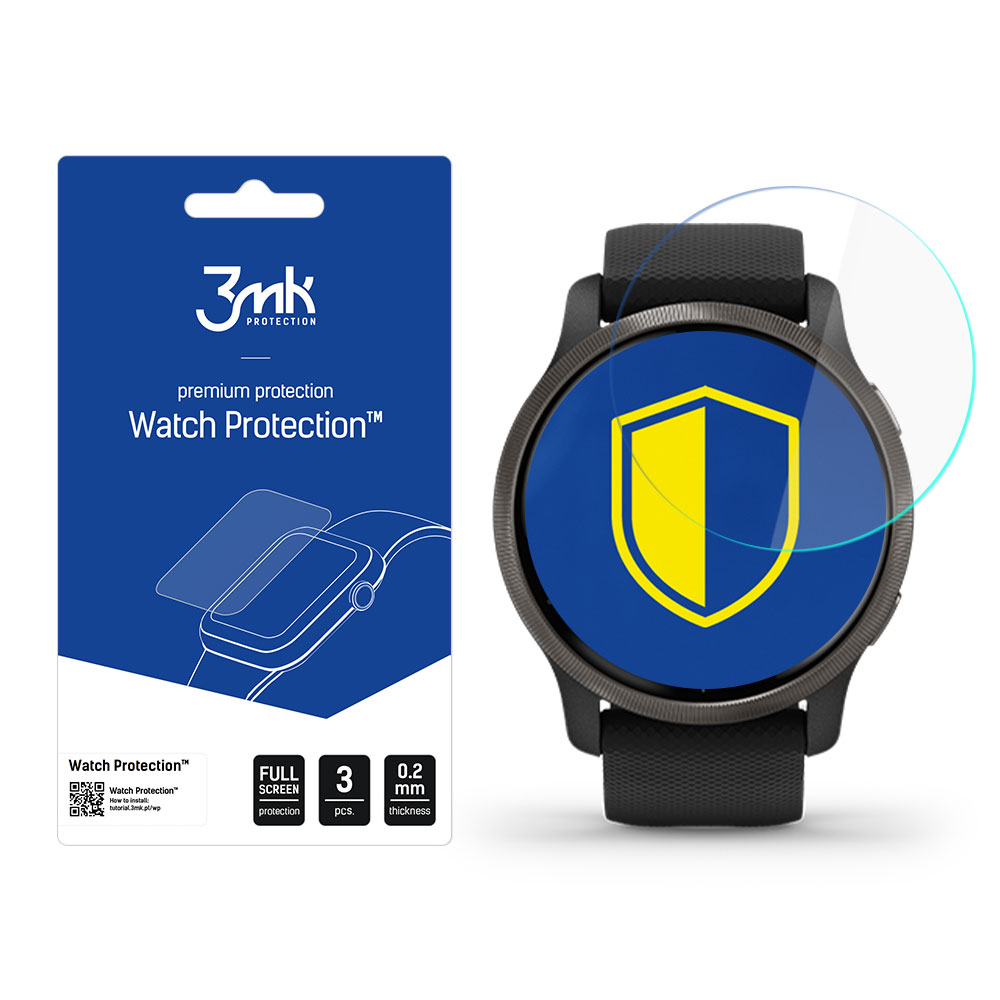 Garmin Venu 2 Plus – 3mk Watch Protection™ jämfört med ARC+