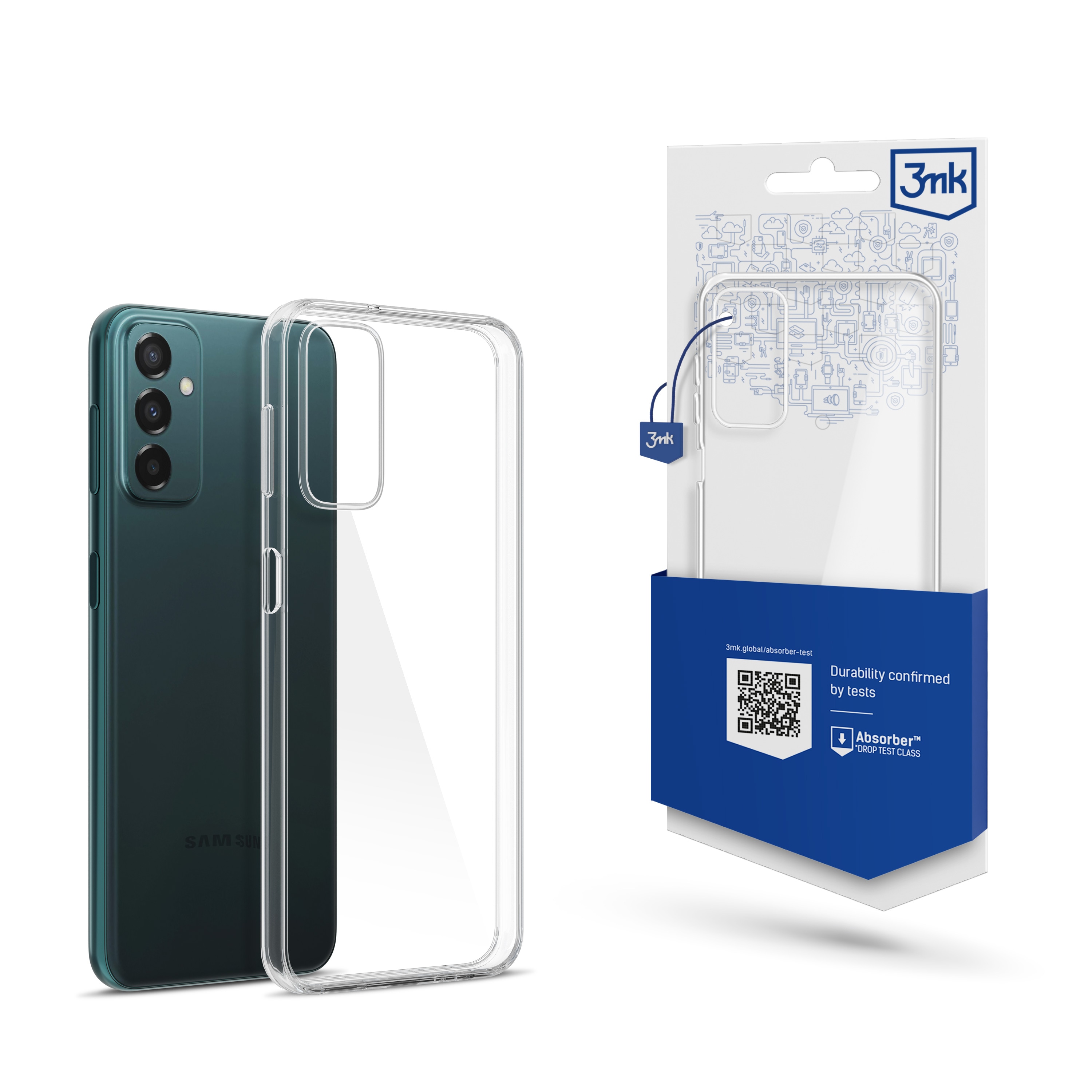 3mk genomskinligt skal till Samsung Galaxy M23 5G – transparent