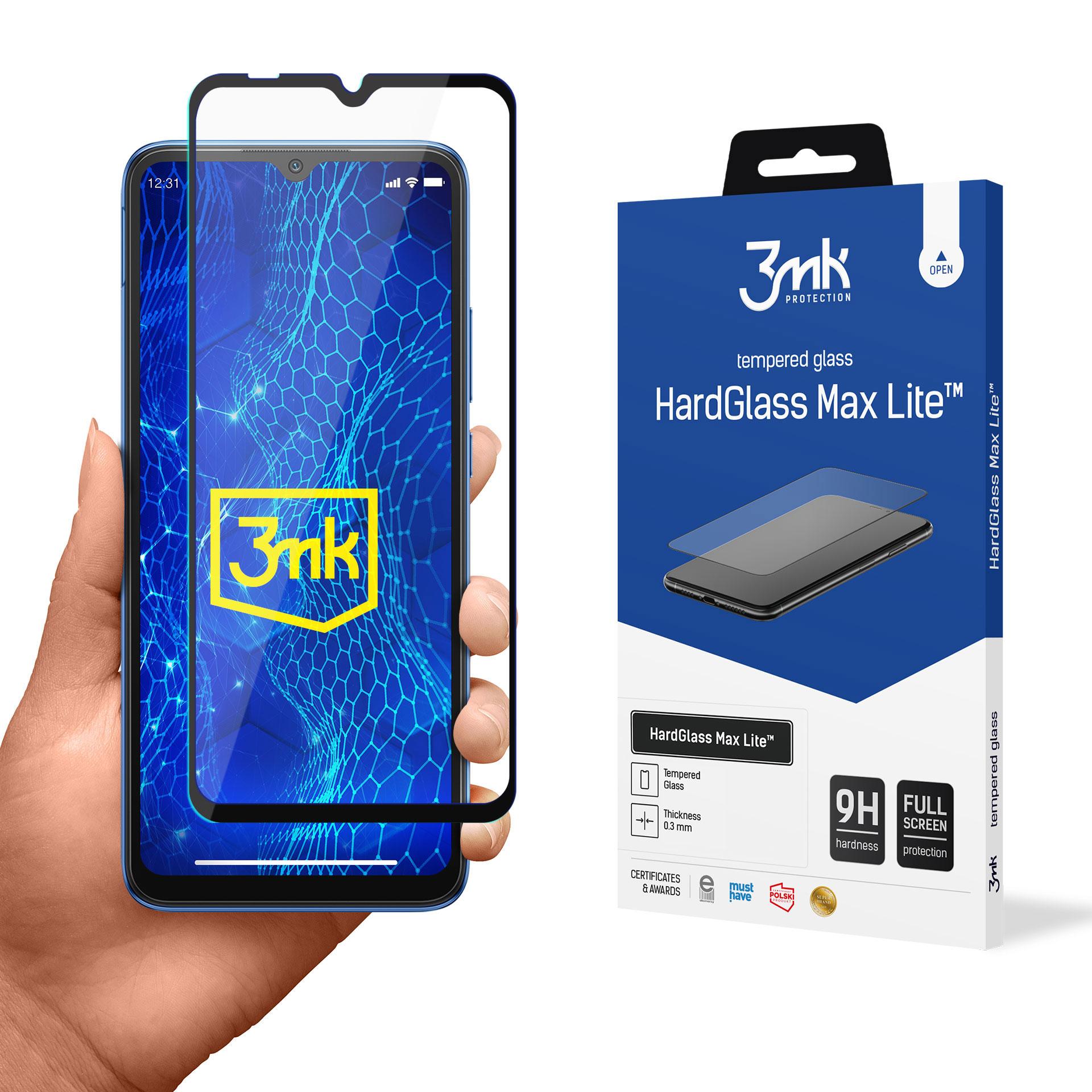 9H 3mk HardGlass Max Lite™-glas till Xiaomi Redmi 10C
