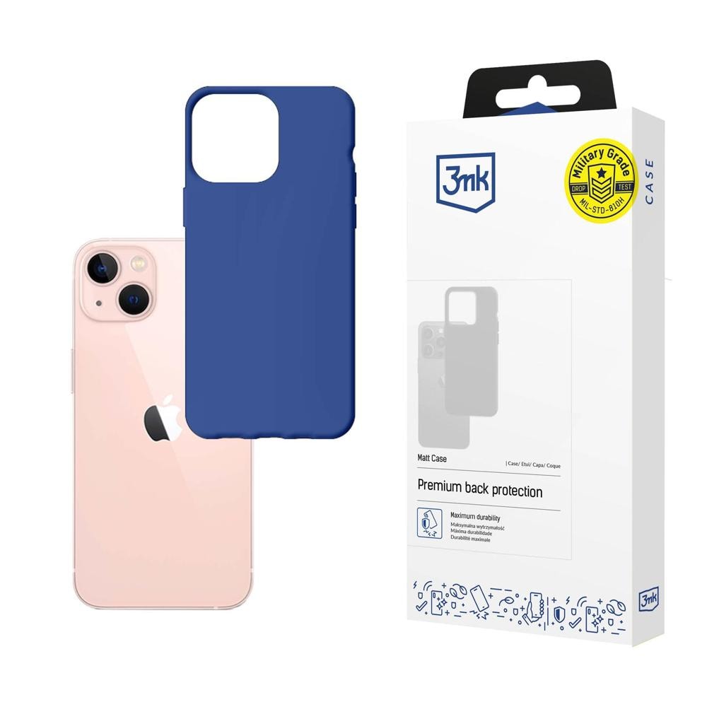 Skal till iPhone 14 från serien 3mk Matt Case – blått