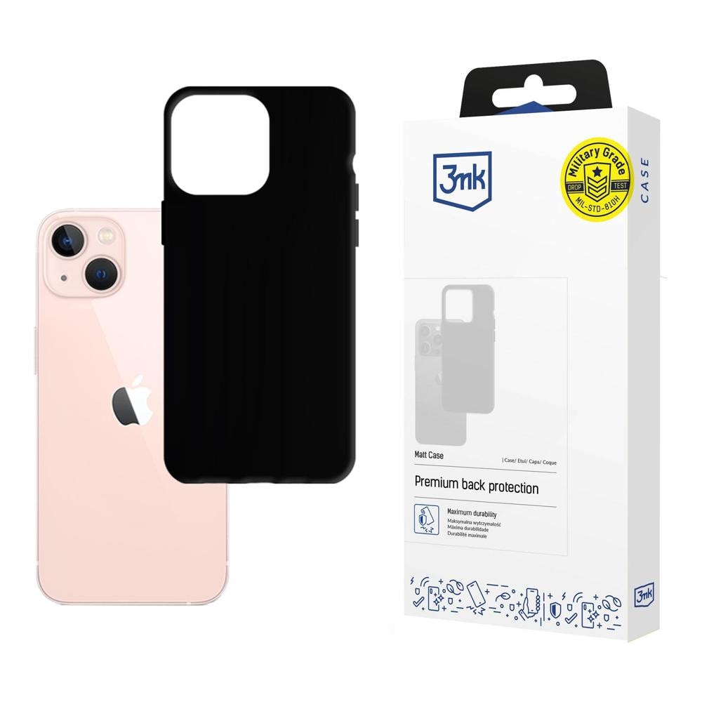 Skal till iPhone 14 Plus från serien 3mk Matt Case – svart