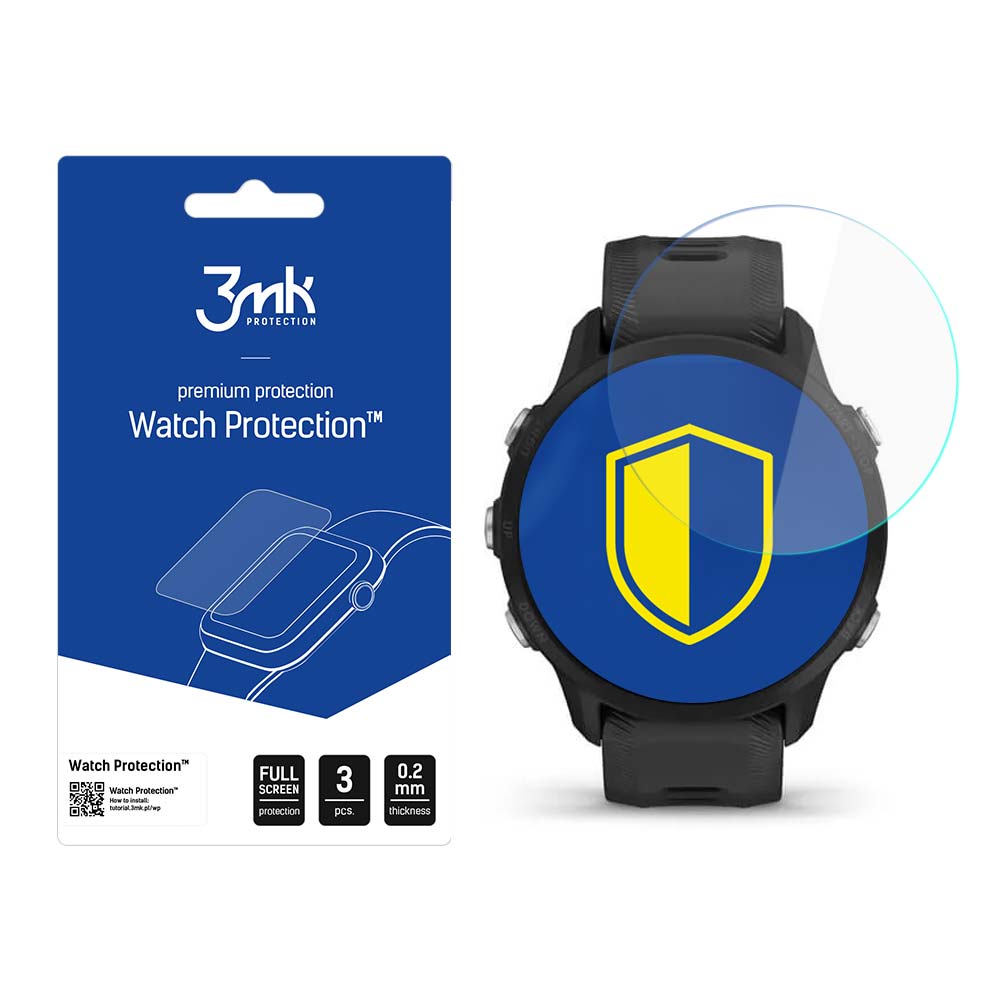 3mk Watch Protection™ v. FlexibleGlass hybridglas till Garmin Forerunner 955
