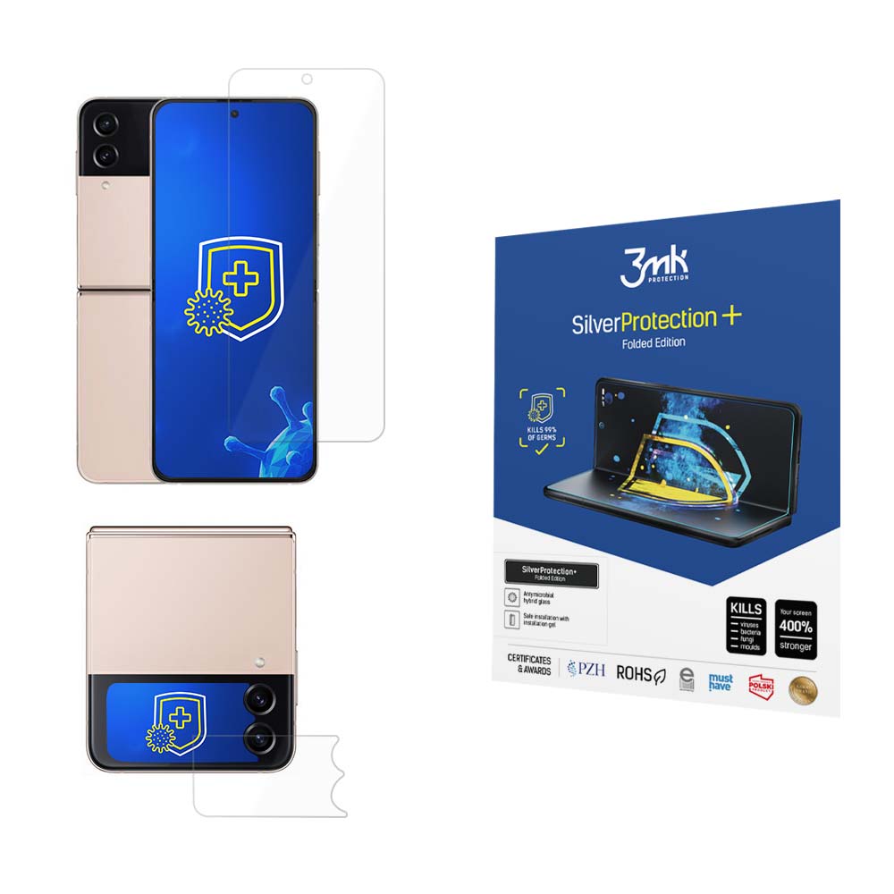 3mk SilverProtection+ Folded Edition skyddsfilm för Samsung Galaxy Z Flip 4
